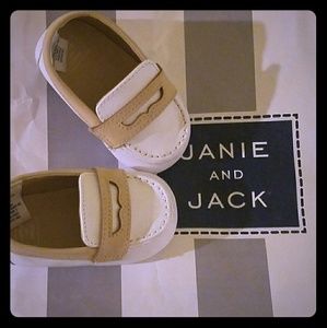 Janie and Jack infant boy crib loafers
